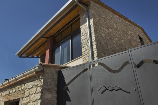 Exterior casa i porta